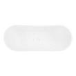 72" Sheba Acrylic Double-Slipper Air Tub with Foam, , large image number 3