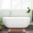 65" Boyce Acrylic Tub with Slotted Overflow and Foam, , large image number 0