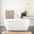 63" Rassi Acrylic Freestanding Tub with with Trim, , large image number 0