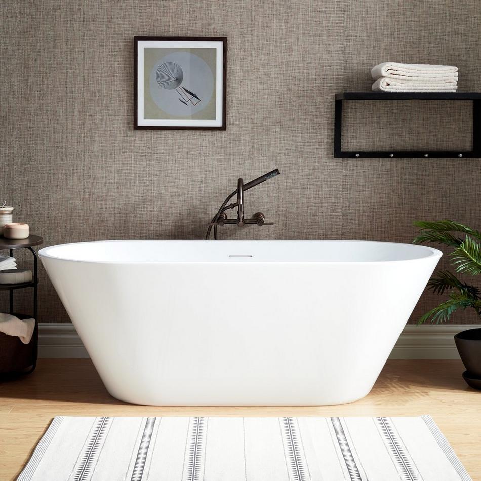 62" Danae Acrylic Freestanding Tub with Foam, , large image number 0