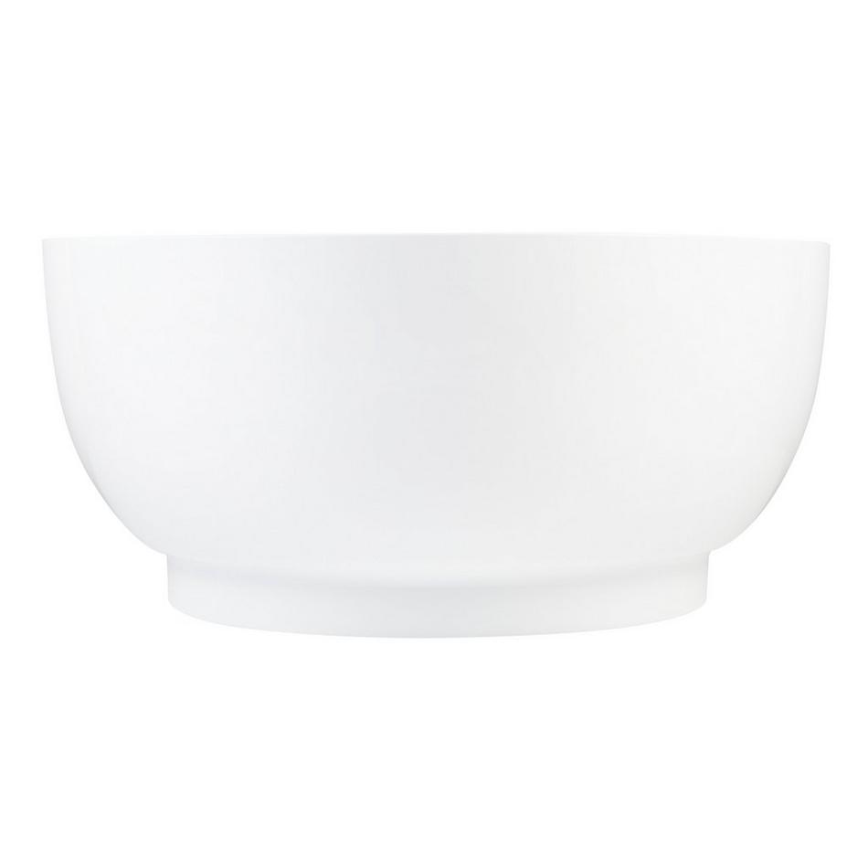 51" Kaimu Acrylic Japanese Soaking Tub - Polished Nickel Trim with Foam, , large image number 1