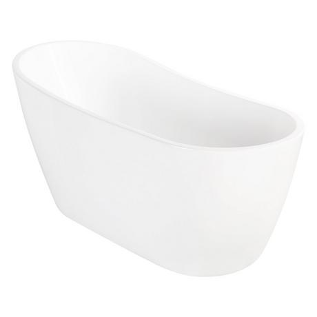 59" Sheba Acrylic Slipper Tub with Foam - Air Massage