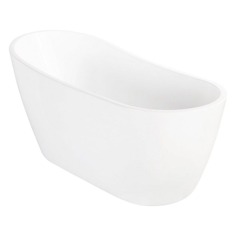 59" Sheba Acrylic Slipper Tub with Foam - Air Massage, , large image number 1