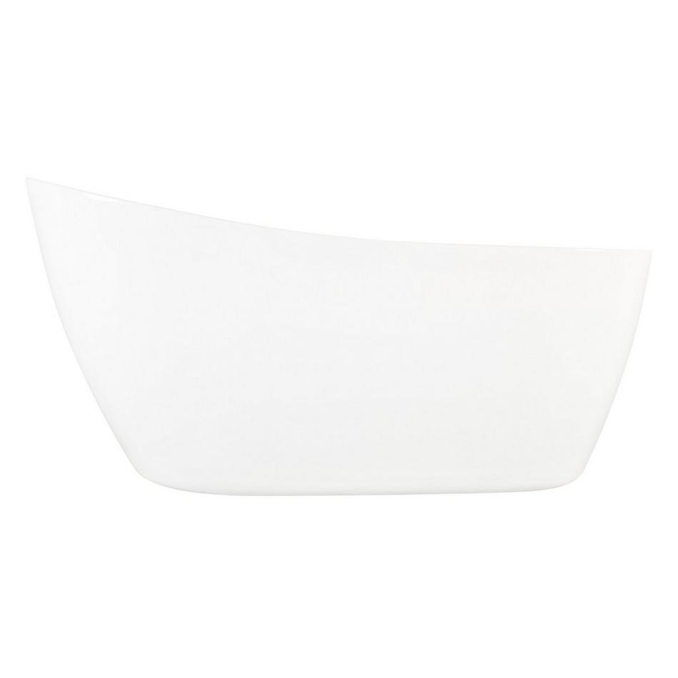 59" Sheba Acrylic Slipper Tub with Foam - Air Massage, , large image number 2