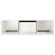 72" Davyn Mahogany Double Vanity for Undermount Sinks - White, , large image number 4