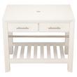 36" Verlyn Mahogany Console Vanity - White, , large image number 4