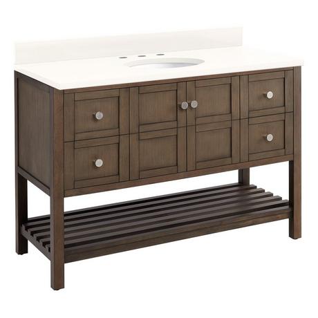48" Olsen Console Vanity Undermount Sink - Ash Brown