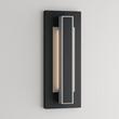 Bolero Black LED Outdoor Entrance Led Wall Sconce, , large image number 0