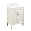 24" Elmdale Vanity for Undermount Sink - White - Feathered White 8" - Sink, , large image number 0