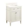 24" Elmdale Vanity for Rect Undermnt Sink - White - Arctic White Single Hole - Sink, , large image number 0