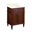 24" Elmdale Vanity for Undermount Sink - Antique Brown - Arctic White 8" - White Sink, , large image number 0