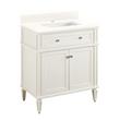 30" Elmdale Vanity for Rect Undermnt Sink - White - Arctic White Single Hole - Sink, , large image number 0