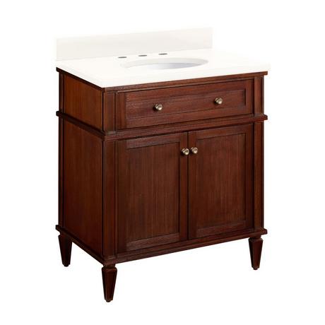 30" Elmdale Vanity for Undermount Sink - Antique Brown
