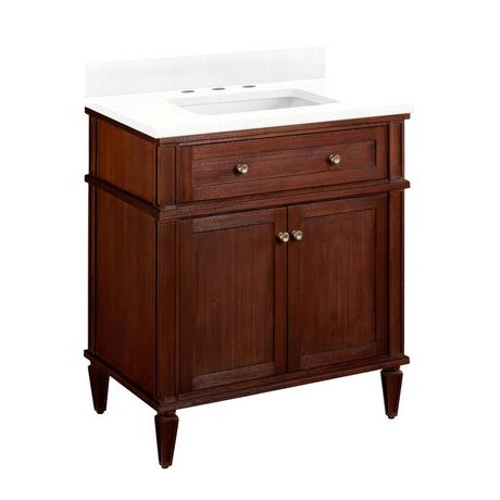 30" Elmdale Vanity for Rectangular Undermount Sink - Antique Brown