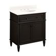 30" Elmdale Vanity for Undermount Sink - Charcoal Black - Arctic White 8" - White Sink, , large image number 0