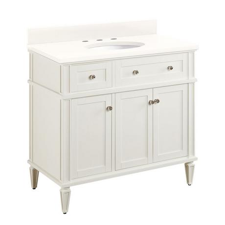 36" Elmdale Vanity for Undermount Sink - White