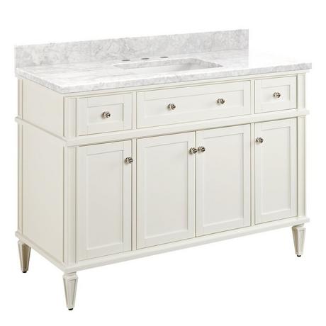 48" Elmdale Vanity for Rectangular Undermount Sink - White