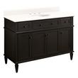 48" Elmdale Vanity for Undermount Sink - Charcoal Black - Arctic White 8" - White Sink, , large image number 0