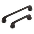 3-3/4" Amarilla Solid Bronze Cabinet Pull  - Dark Bronze, , large image number 1