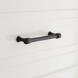 3-3/4" Strasbourg Solid Brass Cabinet Pull  - Black, , large image number 0
