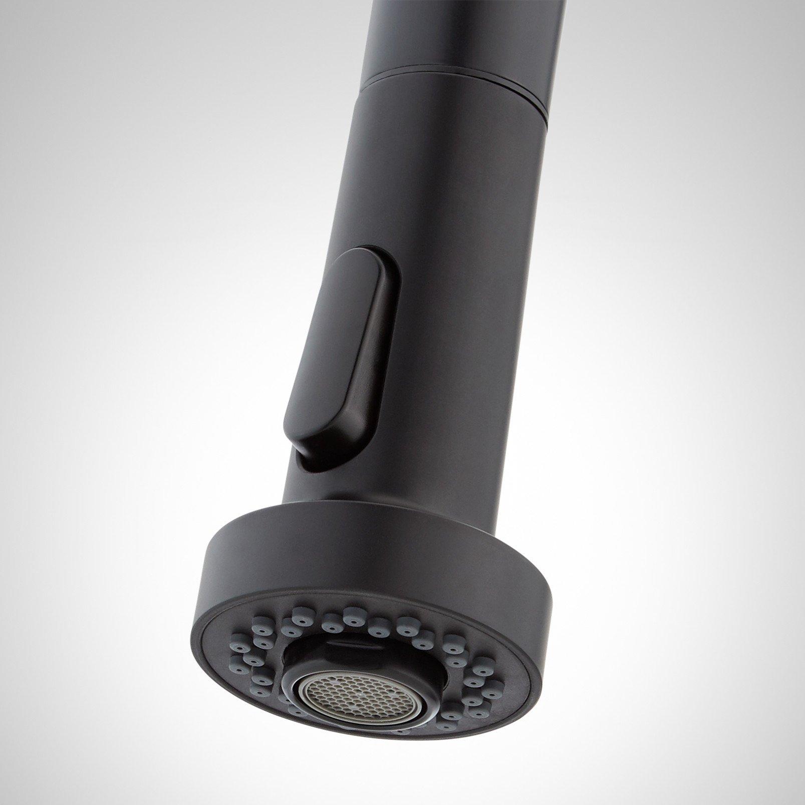 Ridgeway Pull-Down Kitchen Faucet - Matte Black | Signature Hardware