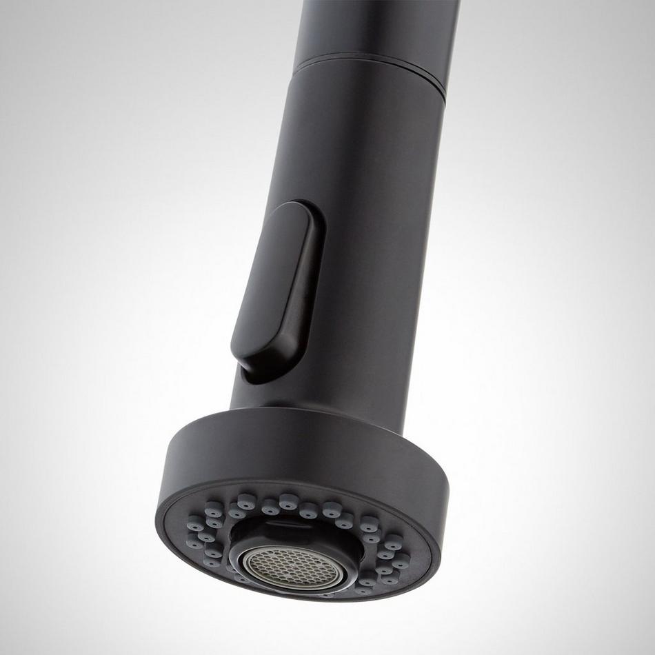 Ridgeway Pull-Down Kitchen Faucet with Deck Plate - Matte Black, , large image number 2