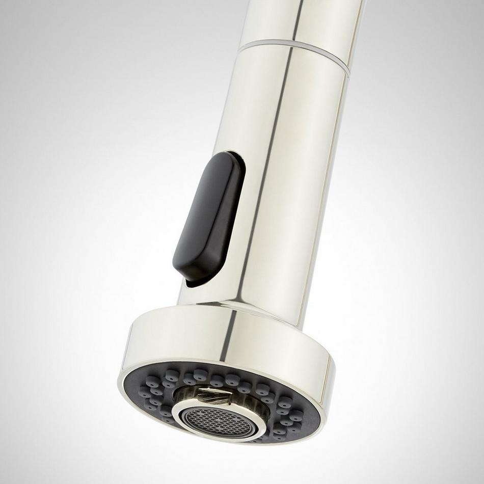 Ridgeway Pull-Down Kitchen Faucet with Deck Plate - Polished Nickel, , large image number 2
