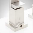 Hibiscus 4-Hole Roman Tub Faucet and Hand Shower - With Rough-In Valve - Brushed Nickel, , large image number 4
