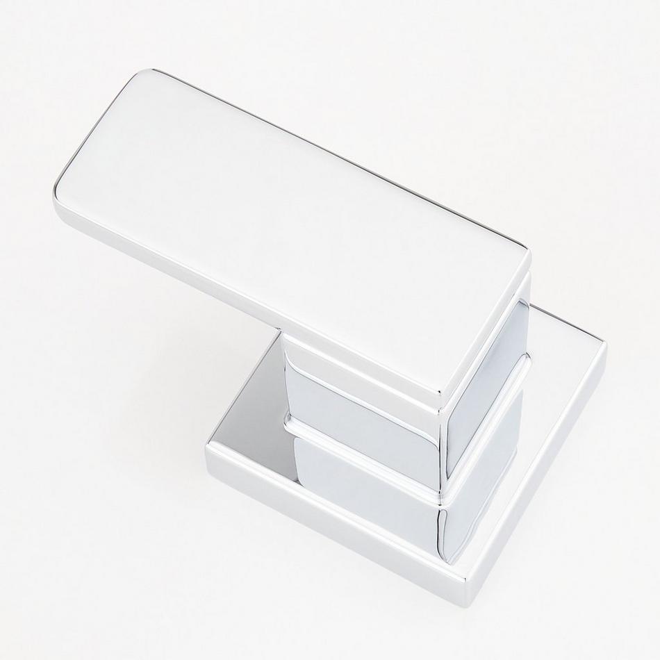 Hibiscus 4-Hole Roman Tub Faucet and Hand Shower - With Rough-In Valve - Chrome, , large image number 3