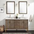 60" Frey Double Vanity for Rectangular Undermount Sinks - Gray Wash, , large image number 0