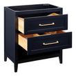 30" Burfield Vanity for Undermount Sink - Midnight Navy Blue, , large image number 4
