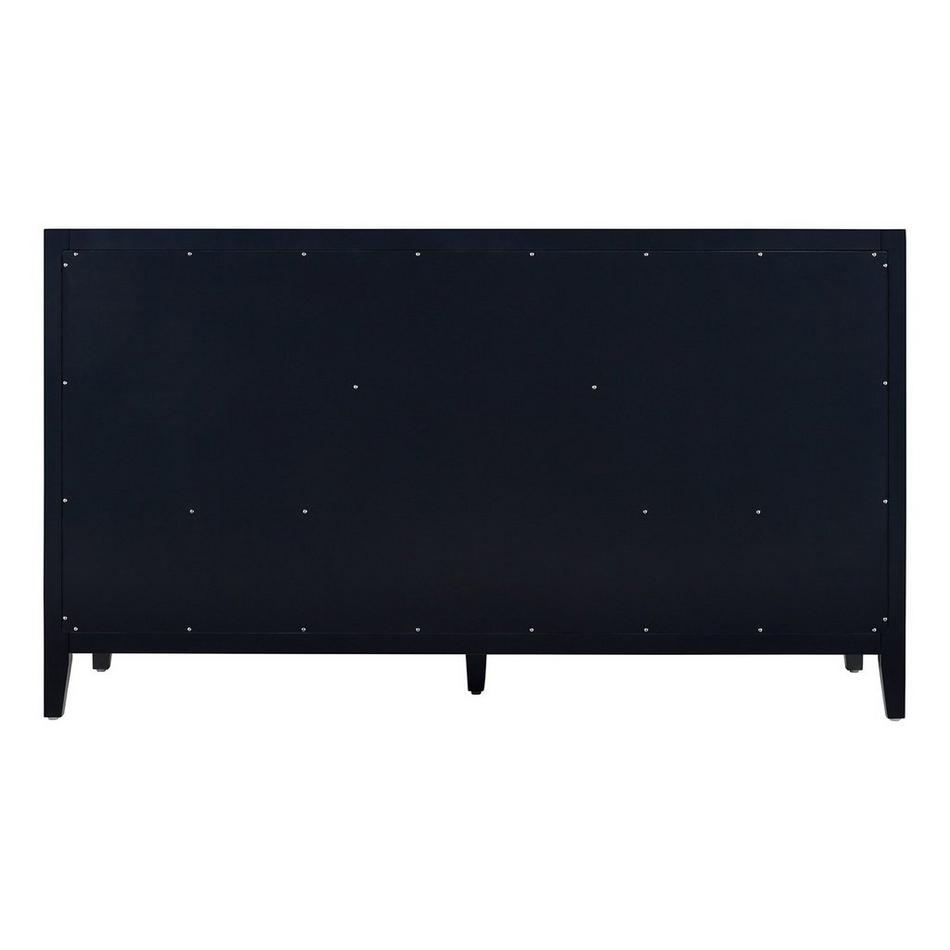 60" Burfield Double Vanity for Undermount Sinks - Midnight Navy Blue, , large image number 6