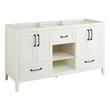60" Burfield Double Vanity - White - Vanity Cabinet Only, , large image number 0