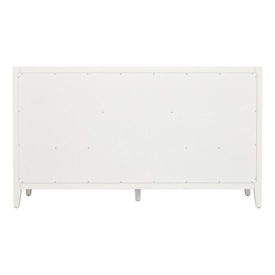 60" Burfield Double Vanity - White - Vanity Cabinet Only, , large image number 3