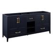 72" Burfield Double Vanity for Undermount Sinks - Midnight Navy Blue, , large image number 3