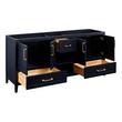 72" Burfield Double Vanity - Midnight Navy Blue - Vanity Cabinet Only, , large image number 1