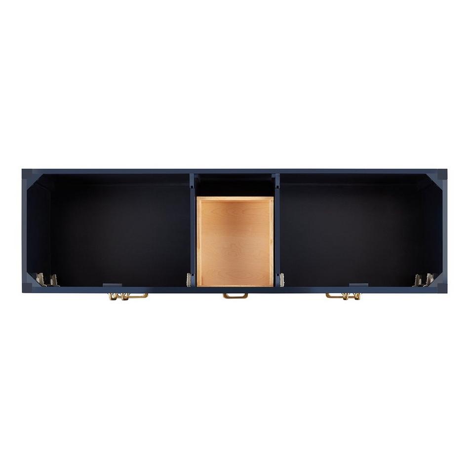 72" Burfield Double Vanity for Rectangular Undermount Sinks - Midnight Navy Blue, , large image number 5