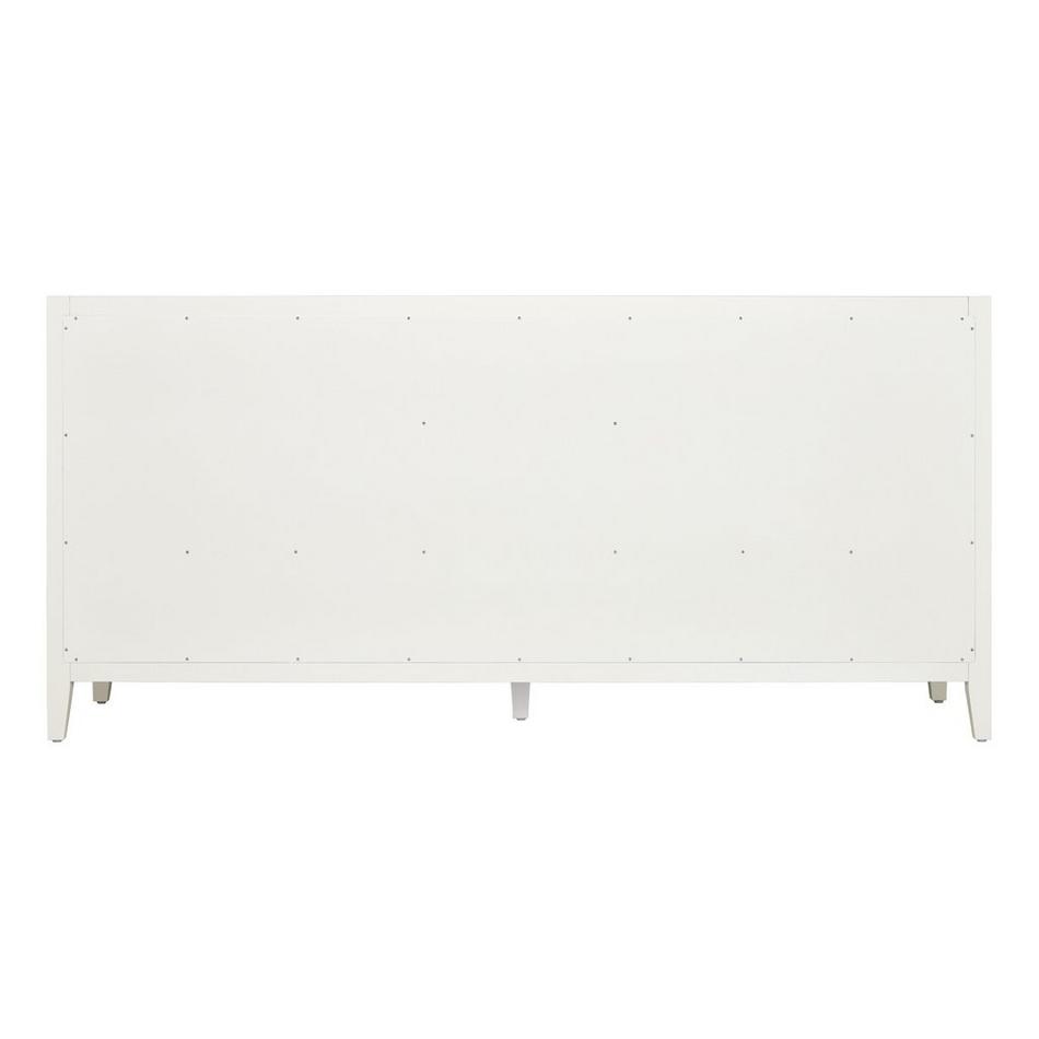 72" Burfield Double Vanity for Rectangular Undermount Sinks - White, , large image number 6