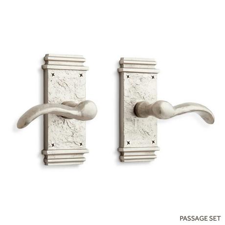 Griggs Solid Brass Interior Door Set - Lever Handle - Passage - Right Hand