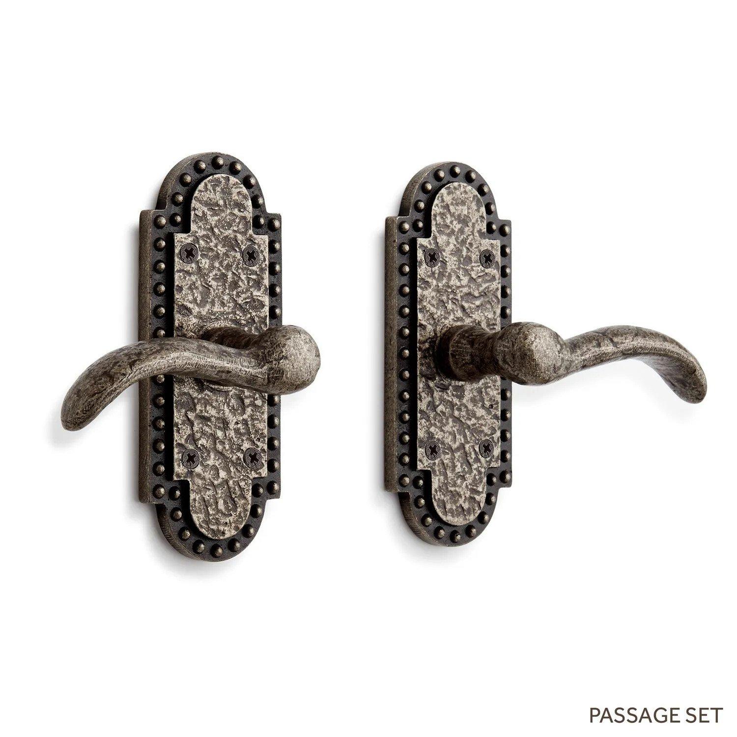Marconi Solid Bronze Interior Door Set - Lever Handle - Passage