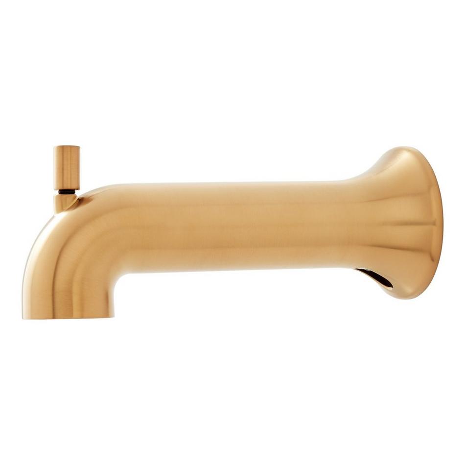 Lentz Tub Spout with Diverter - Brushed Gold, , large image number 1