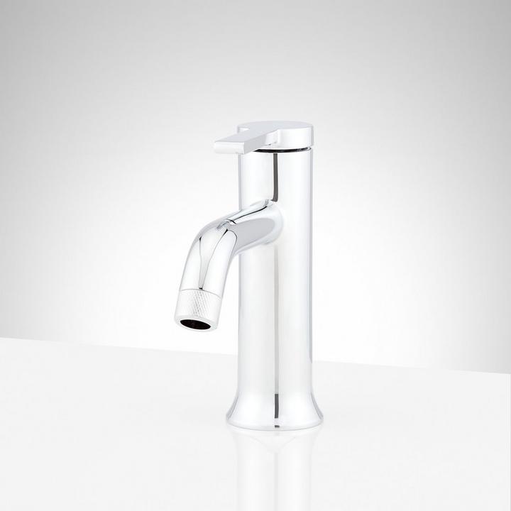 Lentz Single-Hole Bathroom Faucet in Chrome