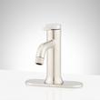 Lentz Single-Hole Bathroom Faucet with Deck Plate, , large image number 4