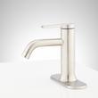 Lentz Single-Hole Bathroom Faucet with Deck Plate, , large image number 5