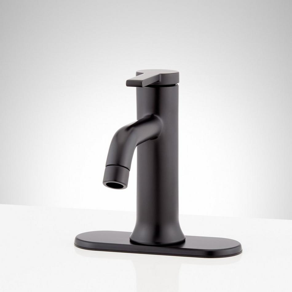 Lentz Single-Hole Bathroom Faucet with Deck Plate, , large image number 9