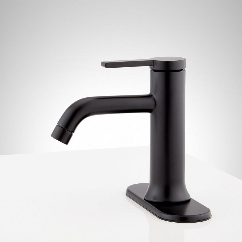 Lentz Single-Hole Bathroom Faucet with Deck Plate, , large image number 11