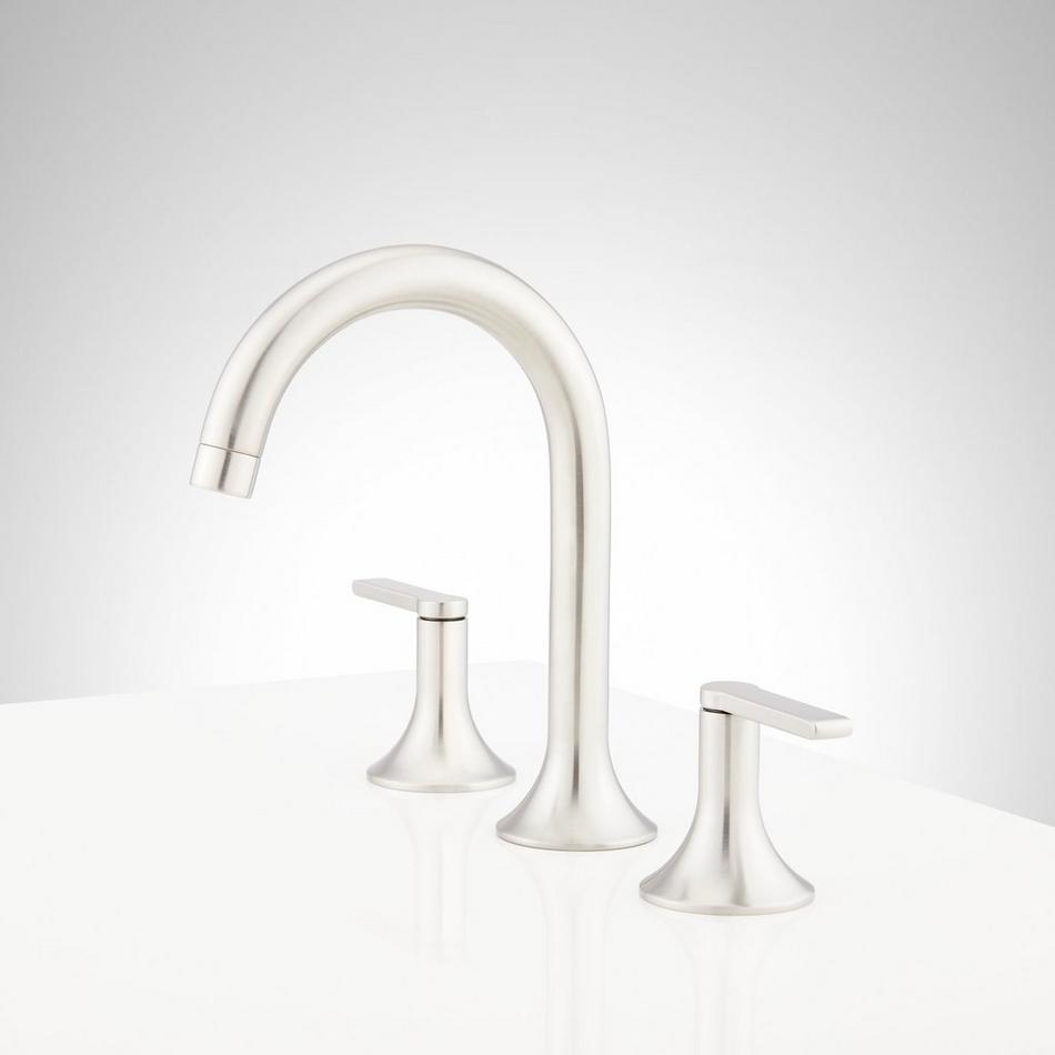 Lentz Widespread Bathroom Faucet - Lever Handles - Brushed Nickel, , large image number 2