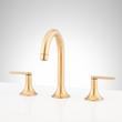 Lentz Widespread Bathroom Faucet - Lever Handles - Brushed Gold, , large image number 0