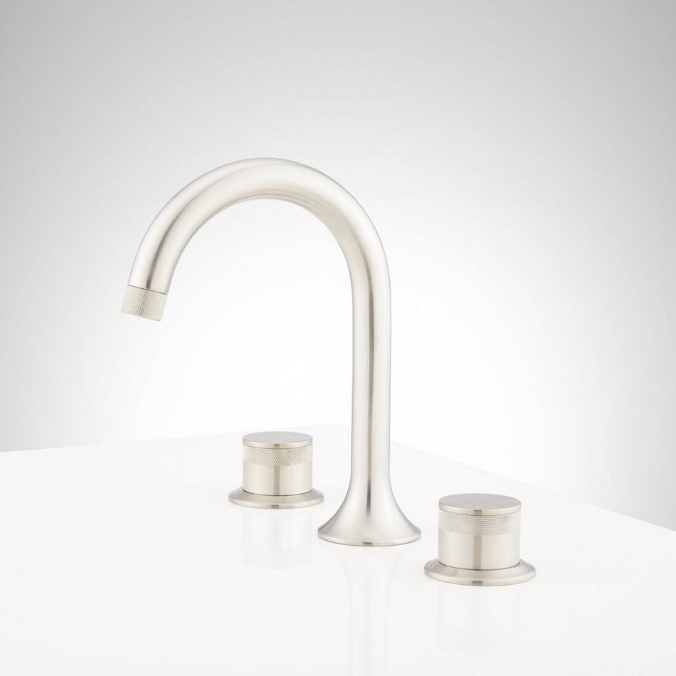 Lentz Widespread Bathroom Faucet - Knob Handles - Brushed Nickel, , large image number 2