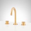 Lentz Widespread Bathroom Faucet - Knob Handles - Brushed Gold, , large image number 0